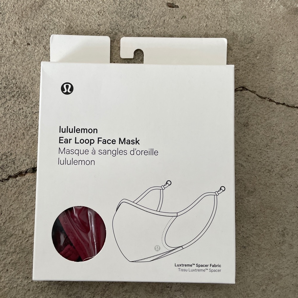 Lululemon Double Ear Loop Face Mask